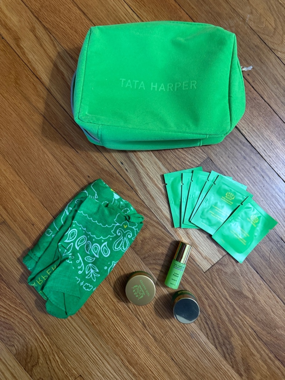 Tata Harper Bright Green Skincare Travel Set